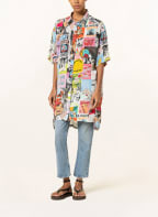 Princess GOES HOLLYWOOD Oversized-Bluse, Farbe: ROSA/ ROT/ GRÜN (Bild 1)