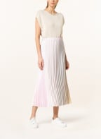 s.Oliver BLACK LABEL Pleated skirt, Color: PINK/ LIGHT BROWN (Image 1)