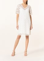 s.Oliver BLACK LABEL Kleid mit Lochstickereien, Farbe: WEISS (Bild 1)