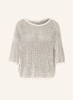 s.Oliver BLACK LABEL Pullover mit Glitzergarn, Farbe: CREME (Bild 1)