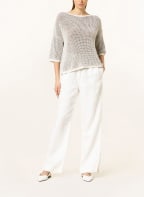 s.Oliver BLACK LABEL Pullover mit Glitzergarn, Farbe: CREME (Bild 1)