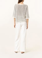 s.Oliver BLACK LABEL Pullover mit Glitzergarn, Farbe: CREME (Bild 1)