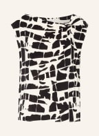 s.Oliver BLACK LABEL Blusentop, Farbe: WEISS/ SCHWARZ (Bild 1)