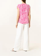 s.Oliver BLACK LABEL Blusentop, Farbe: PINK/ WEISS (Bild 1)