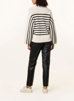 oui Pullover, Farbe: BEIGE/ SCHWARZ (Bild 1)