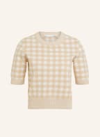 oui Kurzarm-Pullover , Farbe: ECRU/ BEIGE (Bild 1)