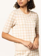 oui Kurzarm-Pullover , Farbe: ECRU/ BEIGE (Bild 1)