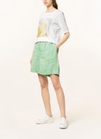 oui T-Shirt mit Glanzgarn, Farbe: CREME (Bild 1)