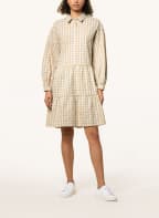 oui Kleid , Farbe: CREME/ HELLBRAUN (Bild 1)