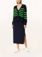 oui Oversized-Strickjacke , Farbe: DUNKELBLAU/ GRÜN (Bild 1)