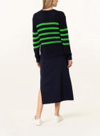 oui Oversized-Strickjacke , Farbe: DUNKELBLAU/ GRÜN (Bild 1)