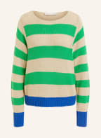 oui Pullover , Farbe: BEIGE/ GRÜN/ BLAU (Bild 1)