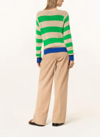 oui Pullover , Farbe: BEIGE/ GRÜN/ BLAU (Bild 1)