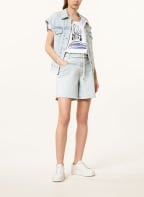 oui Shorts, Farbe: 5000 LT BLUE DENIM (Bild 1)