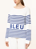 oui Pullover, Farbe: WEISS/ BLAU (Bild 1)