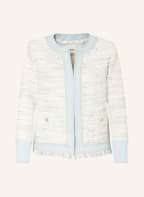 SANDRO Tweed-Blazer, Farbe: D187 ECRU / BLEU (Bild 1)