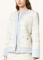 SANDRO Tweed-Blazer, Farbe: D187 ECRU / BLEU (Bild 1)