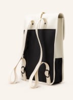 RAINS Backpack MINI, Color: ECRU/ BLACK (Image 1)