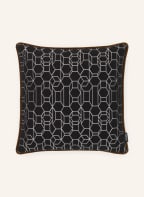 ROHLEDER Decorative cushion HEXAGON with feather filling, Color: BLACK (Image 1)