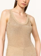 REISS Stricktop IMOGEN mit Glitzergarn, Farbe: GOLD (Bild 1)