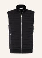 REISS Steppweste PLUTO im Materialmix , Farbe: SCHWARZ (Bild 1)