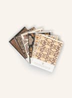 BUNGALOW DENMARK Set of 6 Greeting Cards KOLLAM with envelope, Color: BLACK/ BROWN/ ECRU (Image 1)