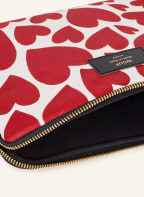 WOUF Tablet case AMOUR, Color: CREAM/ DARK RED (Image 1)