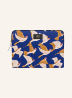 WOUF Laptop sleeve BLUE BIRDS, Color: BLUE/ DARK YELLOW/ WHITE (Image 1)