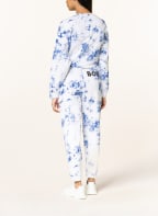 BOSS Cargo-Sweatpants EBATIKI, Farbe: WEISS/ BLAU (Bild 1)