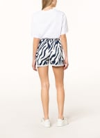 mey Lounge-Shorts Serie VALARIE, Farbe: DUNKELBLAU/ WEISS (Bild 1)