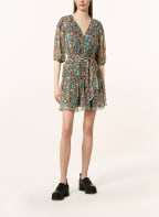 TED BAKER Kleid TIANIA in Wickeloptik, Farbe: KHAKI/ TÜRKIS/ ROT (Bild 1)
