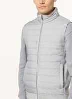 REISS Steppweste WILLIAM im Materialmix , Farbe: GRAU (Bild 1)