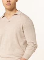REISS Strick-Poloshirt SWIFT , Farbe: BEIGE (Bild 1)