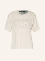 MARC AUREL T-shirt with decorative gems, Color: CREAM (Image 1)