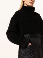 MARC AUREL Mantel im Materialmix , Farbe: SCHWARZ (Bild 1)
