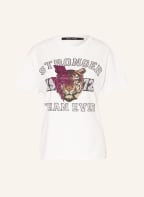 MARC AUREL T-shirt with decorative gems, Color: WHITE (Image 1)