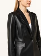 MARC AUREL Blazer in leather look, Color: BLACK (Image 1)