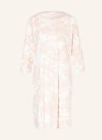 mey Nachthemd Serie RAFFAELA mit 3/4-Arm, Farbe: HELLORANGE/ WEISS (Bild 1)
