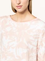 mey Nachthemd Serie RAFFAELA mit 3/4-Arm, Farbe: HELLORANGE/ WEISS (Bild 1)