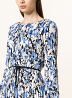 HUGO Plisseekleid KAVORI, Farbe: BLAU/ WEISS/ CREME (Bild 1)