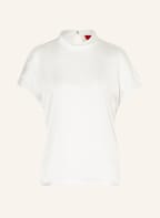 HUGO Blusentop DALORINA im Materialmix, Farbe: WEISS (Bild 1)