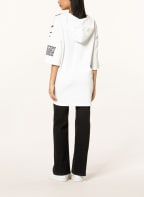 FrogBox Hoodie-Kleid mit Schmucksteinen, Farbe: WEISS (Bild 1)