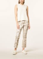 CAMBIO Chinos with decorative gems, Color: BEIGE (Image 1)