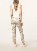 CAMBIO Chinos with decorative gems, Color: BEIGE (Image 1)
