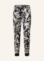 CAMBIO Hose JORDEN im Jogging-Stil, Farbe: SCHWARZ/ CREME/ HELLGRAU (Bild 1)