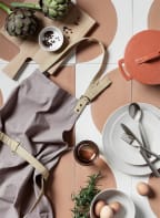BROSTE COPENHAGEN Apron JUNE, Color: BLACK (Image 1)
