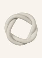 BROSTE COPENHAGEN Set of 6 napkin rings BRAID, Color: CREAM (Image 1)