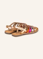 GIOSEPPO Sandalen CAORLE, Farbe: ROSÉGOLD/ ORANGE/ PINK (Bild 1)