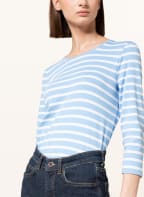 MAERZ MUENCHEN Shirt mit 3/4-Arm, Farbe: WEISS/ HELLBLAU (Bild 1)