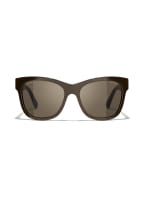 CHANEL Quadratische Sonnenbrille, Farbe: 1460/3 BRAUN/ BRAUN (Bild 1)